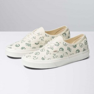 Dámské Classic Vans Authentic Bílé | PUEGL4231