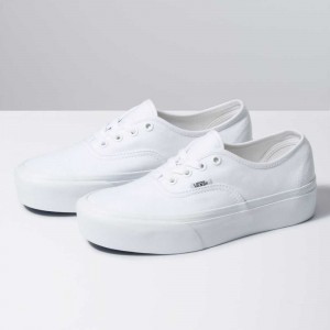 Dámské Classic Vans Authentic Platformy 2.0 Bílé | VLPGI2743