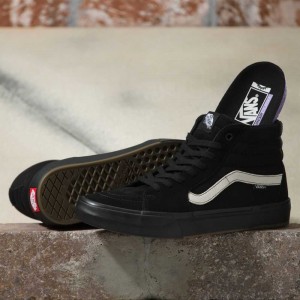 Dámské Classic Vans BMX Sk8-Hi Černé Černé | LPGDV6179