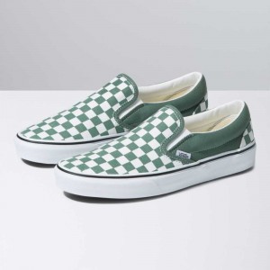 Dámské Classic Vans Color Theory Slip-On Zelene | WDPBA7694