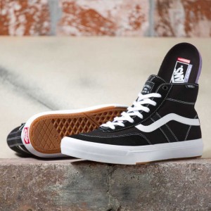 Dámské Classic Vans Crockett High Černé Bílé | MXQKA2578