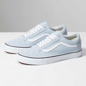 Dámské Classic Vans Old Skool Blankyt Bílé | ENLOR0914