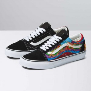 Dámské Classic Vans Old Skool Černé Viacfarebný | GVFPT0983