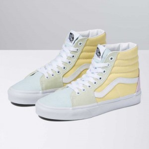 Dámské Classic Vans Pastel Block Sk8-Hi Viacfarebný Bílé | DKPTE1275