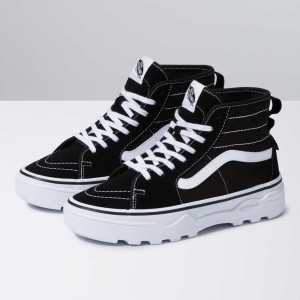 Dámské Classic Vans Sentry Sk8-Hi WC Černé Bílé | VIJFP3956