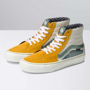 Dámské Classic Vans Sk8-Hi Gore-Tex Hnědožlutý | NIUPC8675