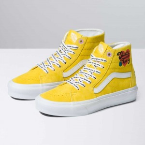 Dámské Classic Vans Sk8-Hi Tapered Žluté | MYDHW8025