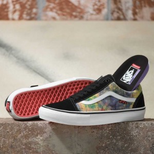 Dámské Skate Boty Vans Tie-Dye Terry Old Skool Černé Viacfarebný | MADVH4572