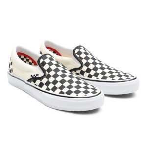 Dámské Slip On Boty Vans Skate Checkerboard Černé Bílé | ZGDRN4825