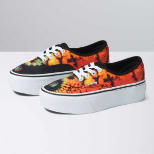 Pánské Classic Vans Authentic Stackform Černé Viacfarebný | UYQML6517