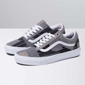 Pánské Classic Vans Old Skool Patchwork Šedé | BESKP5482