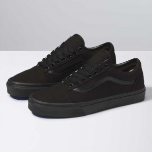 Pánské Classic Vans Platene Old Skool Černé Černé | RLUVM4297