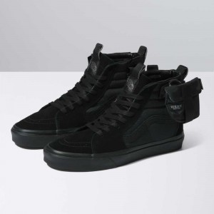 Pánské Classic Vans Sk8-Hi CMMNTY Černé Černé | BMHKG9760