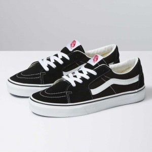 Pánské Classic Vans Sk8-Low Černé Bílé | CWDSE6190