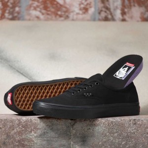 Pánské Classic Vans Skate Authentic Černé Černé | GFKTY1576