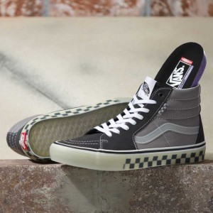 Pánské Skate Boty Vans Translucent Rubber Sk8-Hi Šedé | ZODUM0285