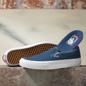 Pánské Skate Boty Vans Wrapped Slip-On Tmavě Blankyt | YHFML4812