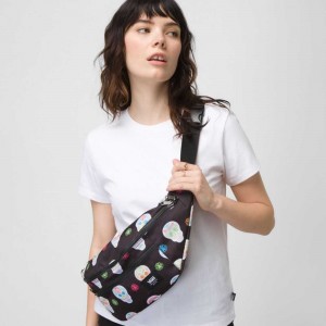 Pánské Tašky Vans Dia De Muertos Ward Cross Body Pack Černé Zelene | FQWRT1095