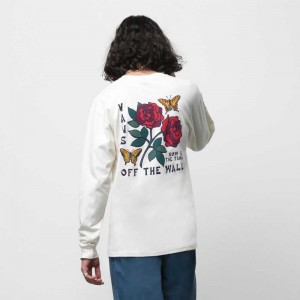 Pánské Tričko Vans Now Is The Time Long Sleeve Bílé | NADQR8250