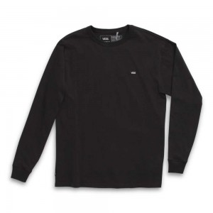 Pánské Tričko Vans Off The Wall Classic Long Sleeve Černé | WRTDY9861