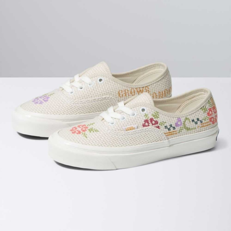 Dámské Classic Vans Authentic 44 DX Bílé | TCNMU7239