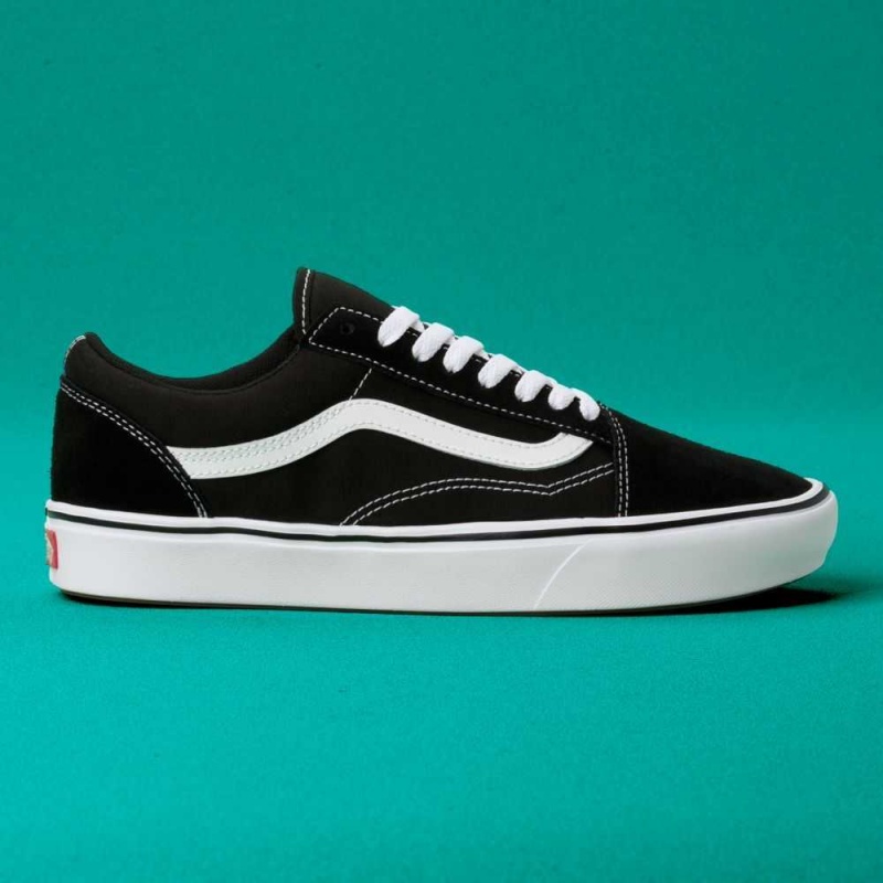 Dámské Classic Vans ComfyCush Old Skool Černé Bílé | VKIWL0568