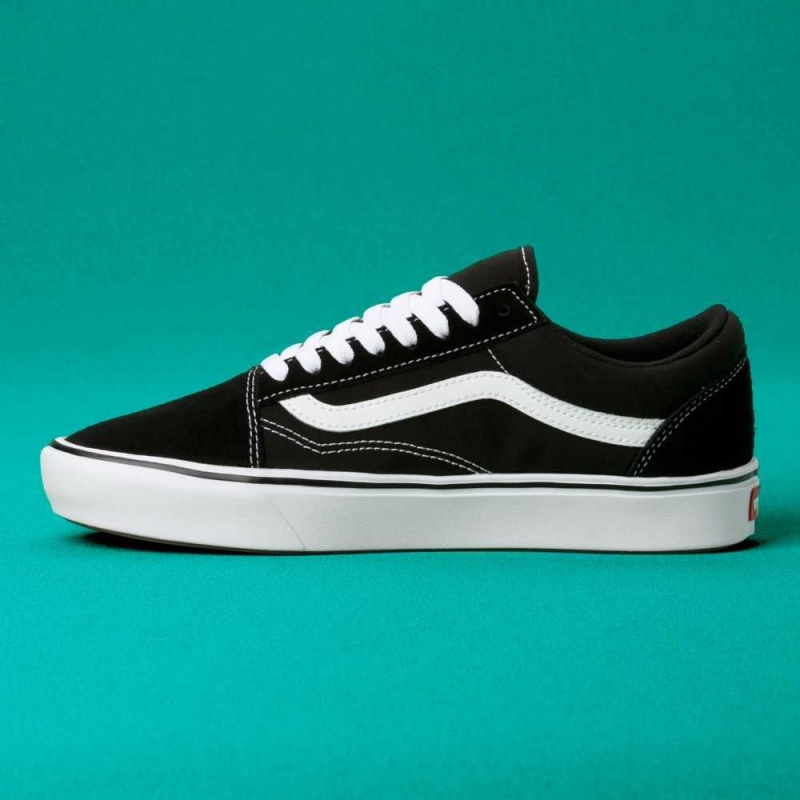 Dámské Classic Vans ComfyCush Old Skool Černé Bílé | VKIWL0568