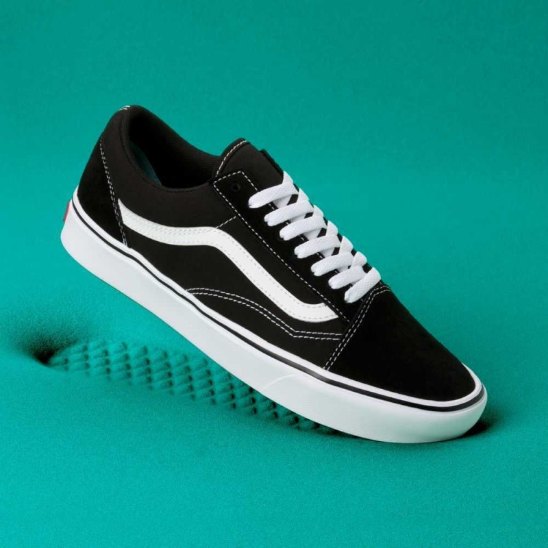 Dámské Classic Vans ComfyCush Old Skool Černé Bílé | VKIWL0568