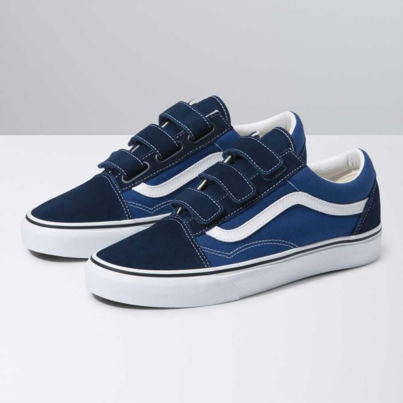 Pánské Classic Vans Old Skool V Blankyt Tmavě Blankyt | XQPRL3950