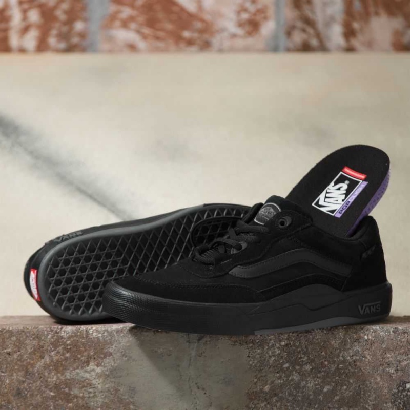 Pánské Skate Boty Vans Wayvee Černé Černé | HJOMQ0347